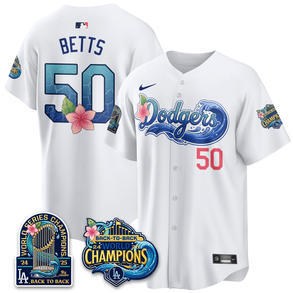 LAD Coastal Vapor Hawaiian Jersey - Stitched