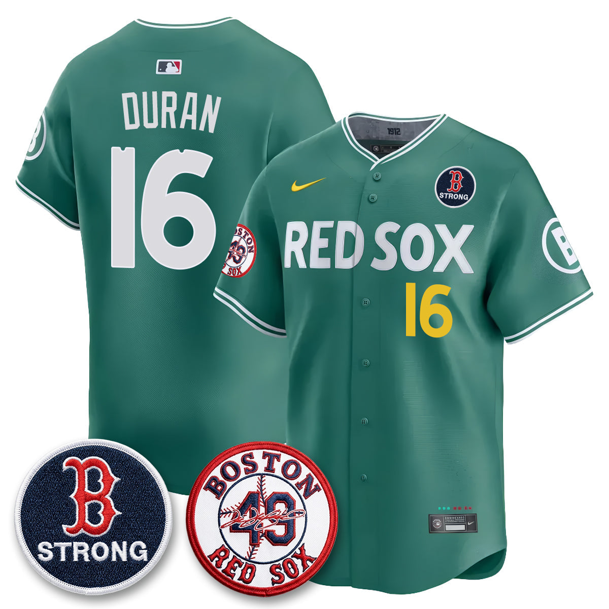 Boston Red Sox Tim Wakefield Memorial Patch Vaper Premier Limited Jersey - All Stitched V2