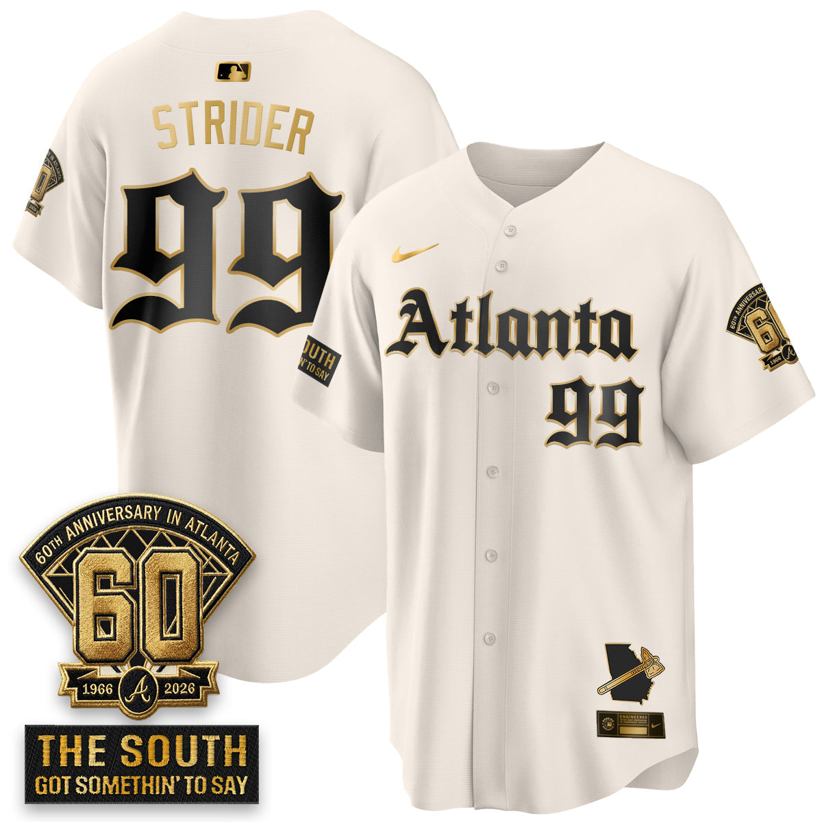 Atlanta Braves 2026 Gothic Edition Vapor Limited Jersey - All Stitched V2