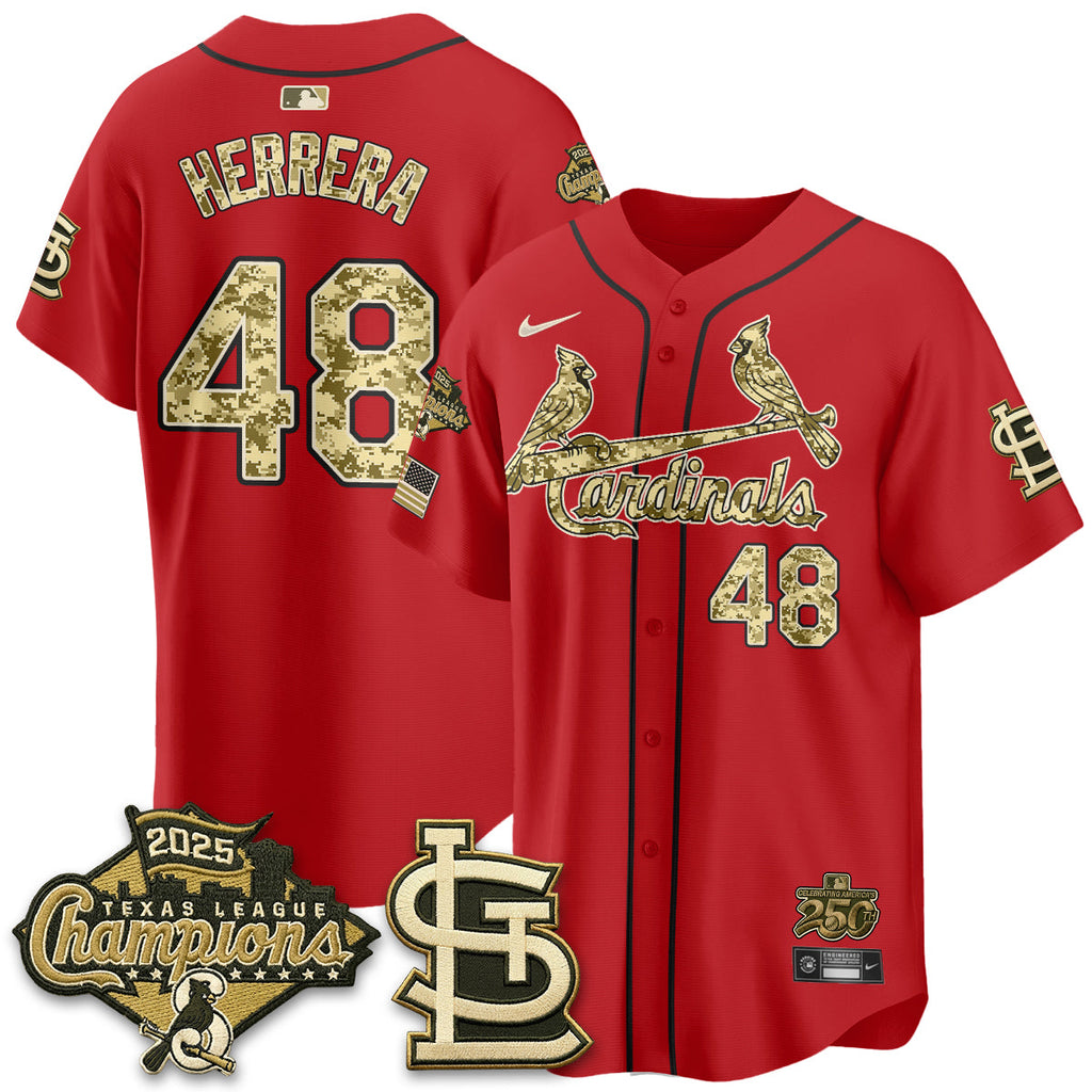 St. Louis Cardinals 2026 Armed Forces Day Jersey - All Stitched