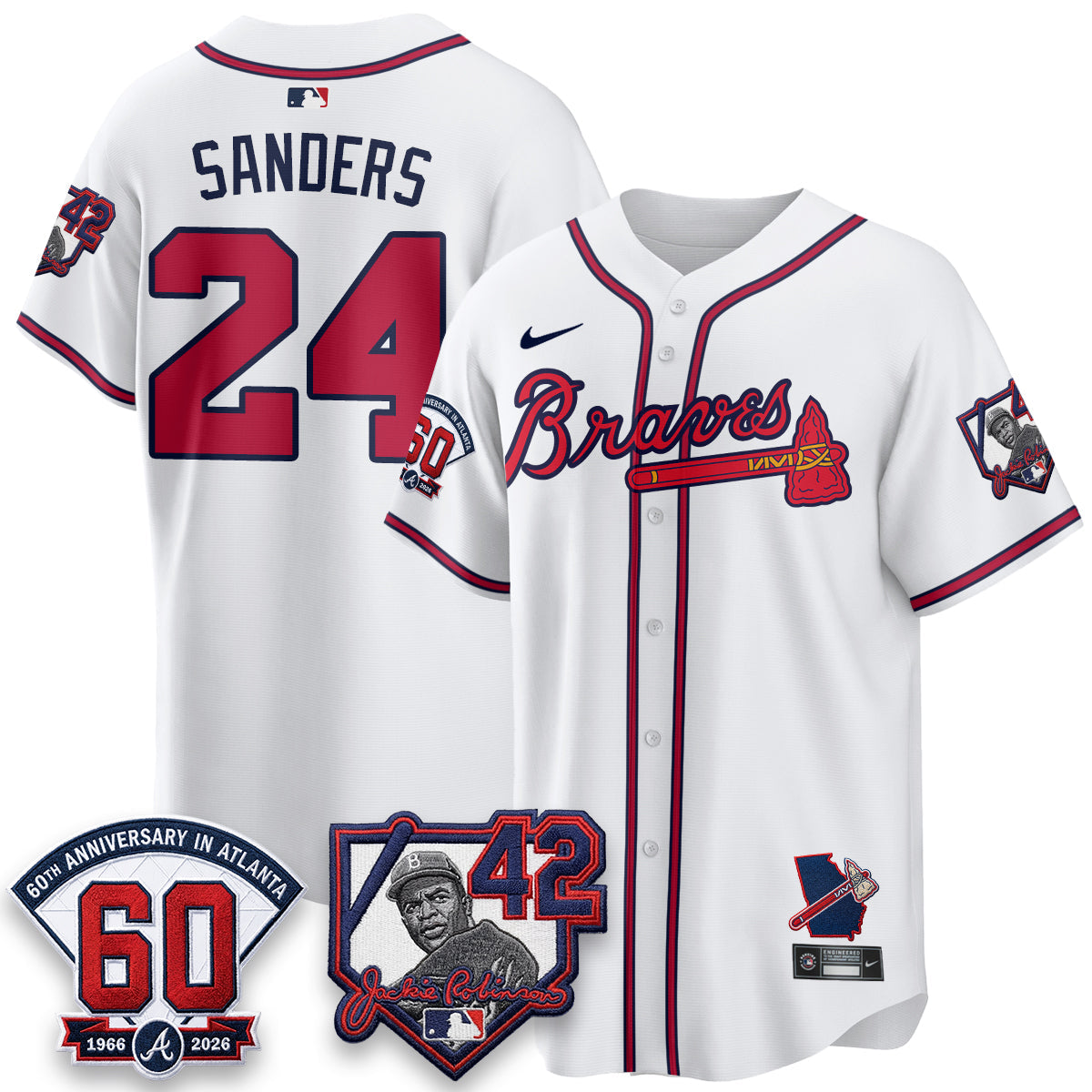 Atlanta Braves 2026 Jackie Robinson Day Vapor Limited Jersey - All Stitched