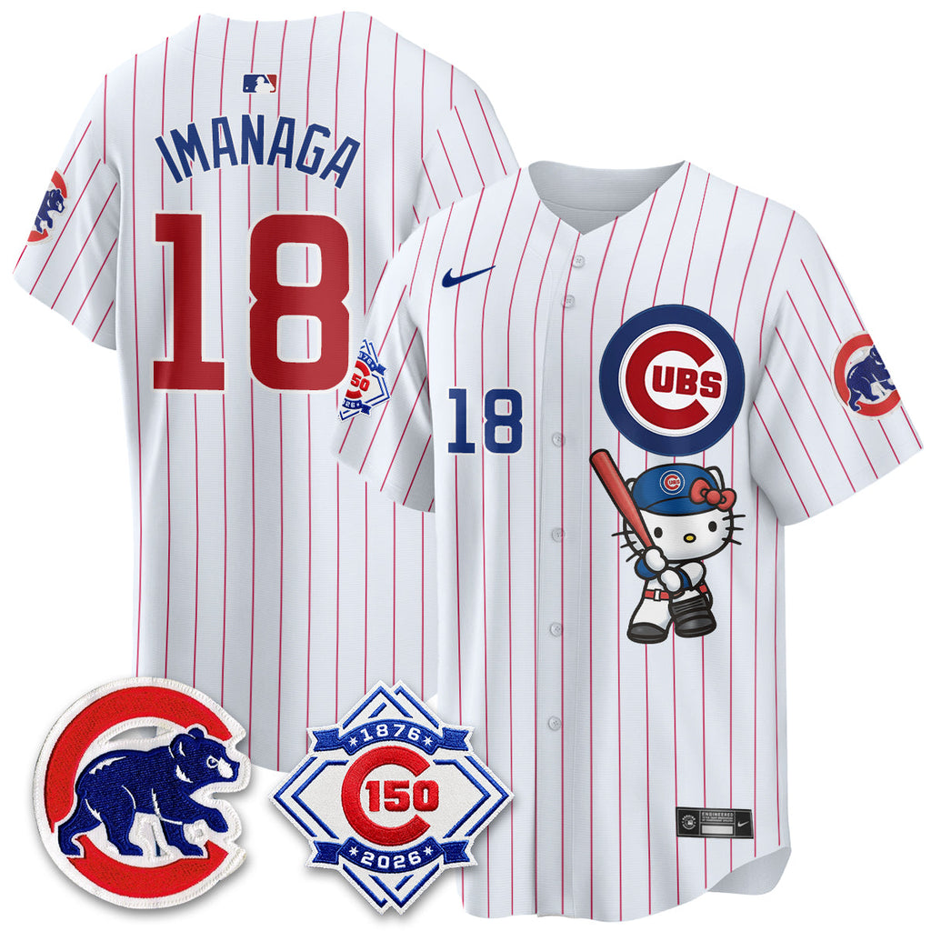 Chicago Cubs x Meow KT Vapor Premier Limited Jersey - All Stitched