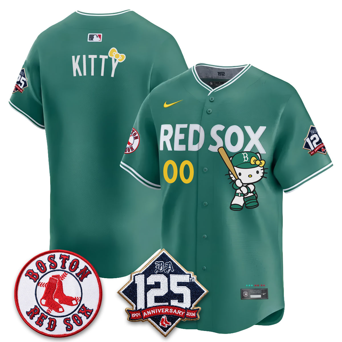 BOS x Meow KT Vapor Limited City Connect Jersey - Stitched