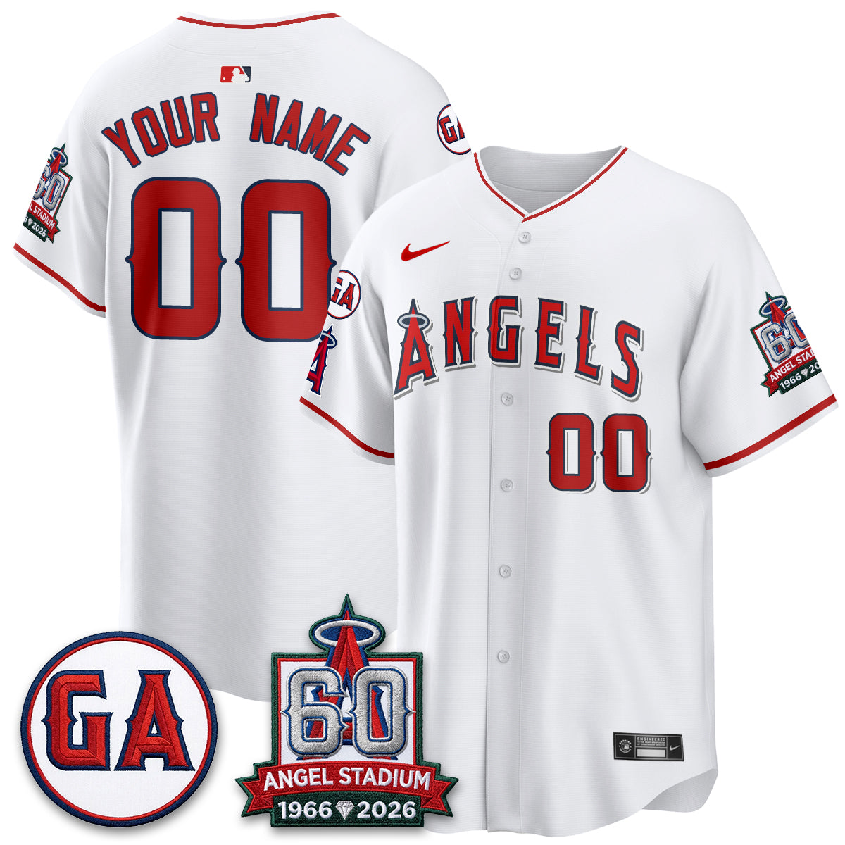 LAA 60th Anniversary Vapor Custom Jersey - All Stitched V3