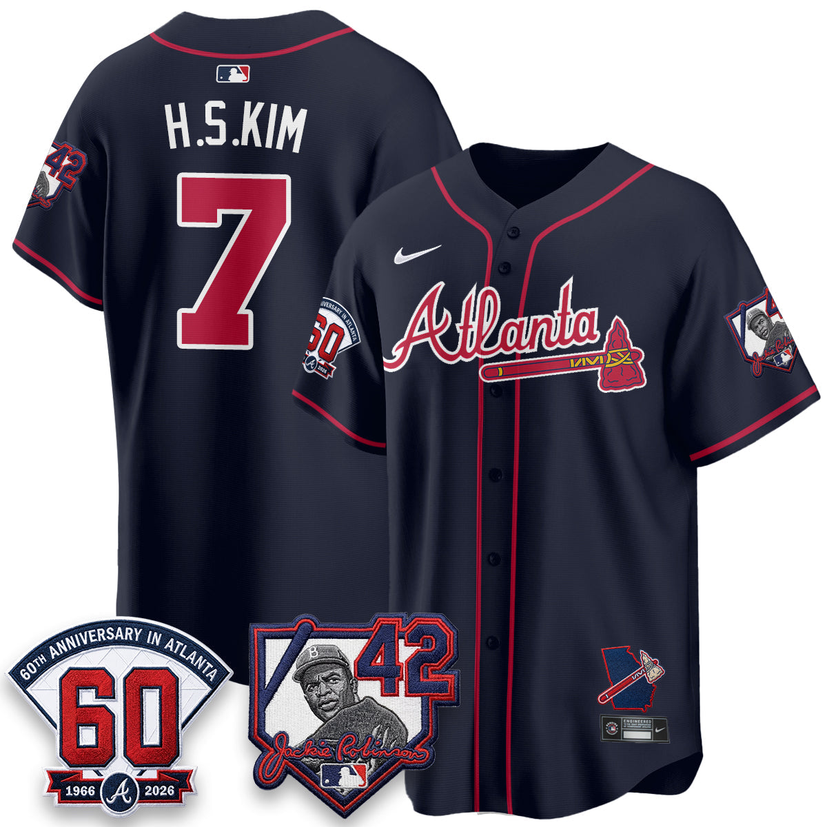 Atlanta Braves 2026 Jackie Robinson Day Vapor Limited Jersey - All Stitched