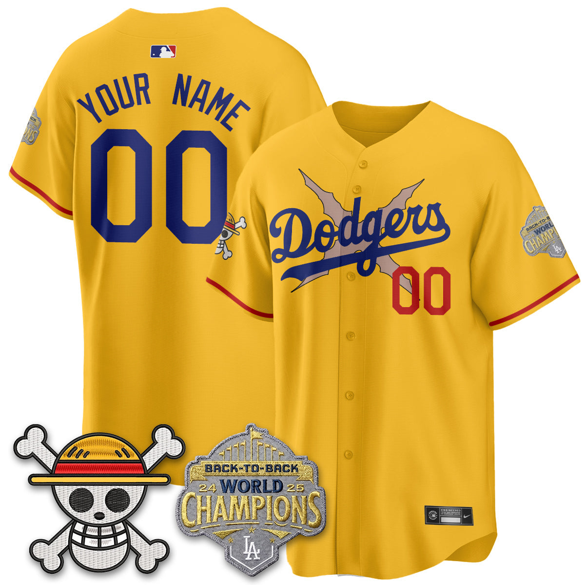 LAD x OP Vapor Custom Jersey -All Stitched V2