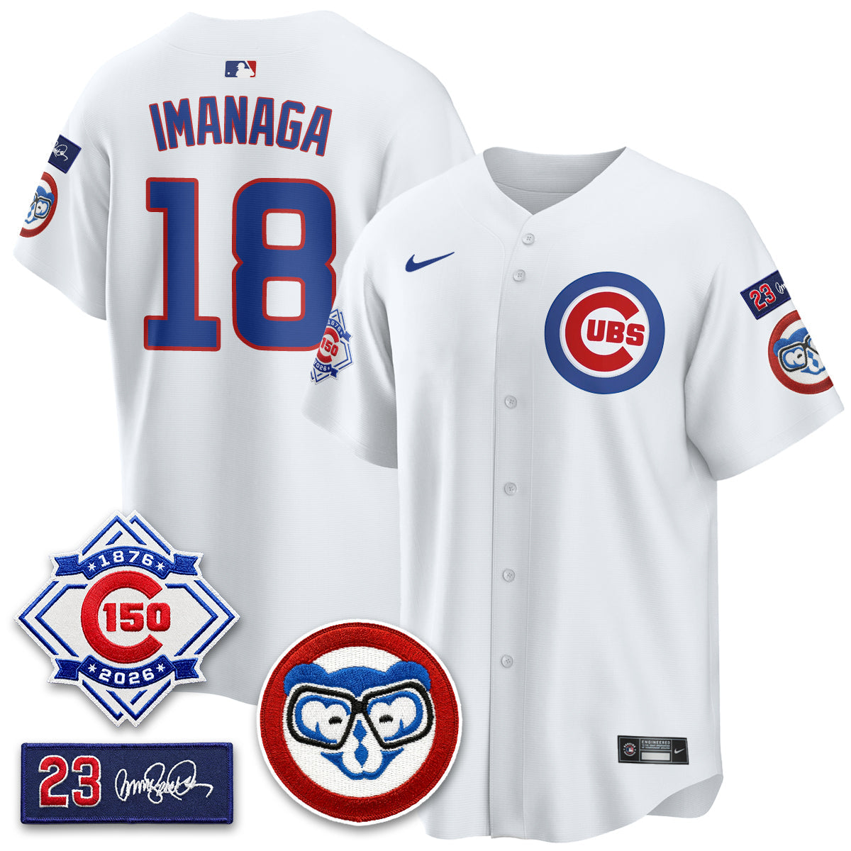 Chicago Cubs 150th Anniversary Holy Cow Vapor Premier Limited Jersey - All Stitched
