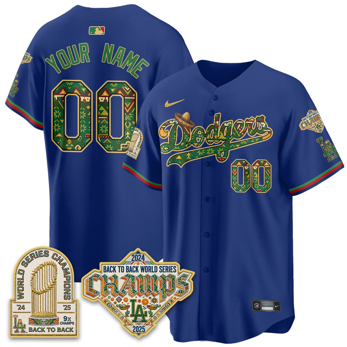 LAD x Mexican Heritage 2026 Limited Vapor Custom Jersey - Stitched