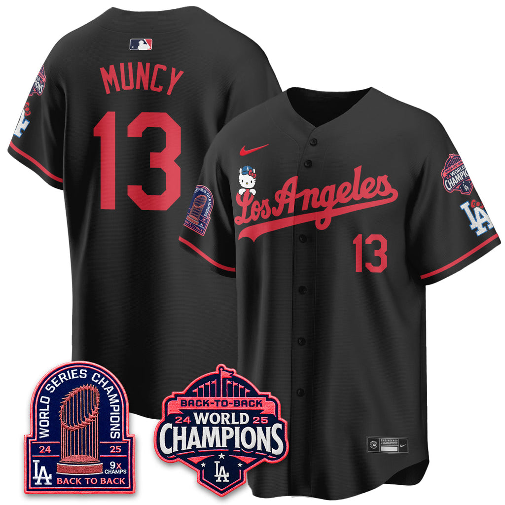 Los Angeles Dodgers x Hello Kitty Night 2026 Vapor Jersey - All Stitched - V2