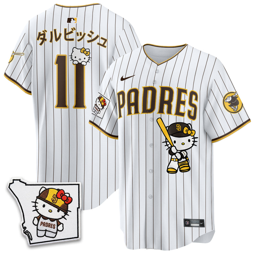 San Diego Padres x Meow KT Vapor Limited Jersey - All Stitched V2