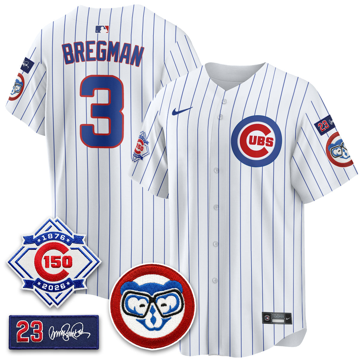 Chicago Cubs 150th Anniversary Holy Cow Vapor Premier Limited Jersey - All Stitched