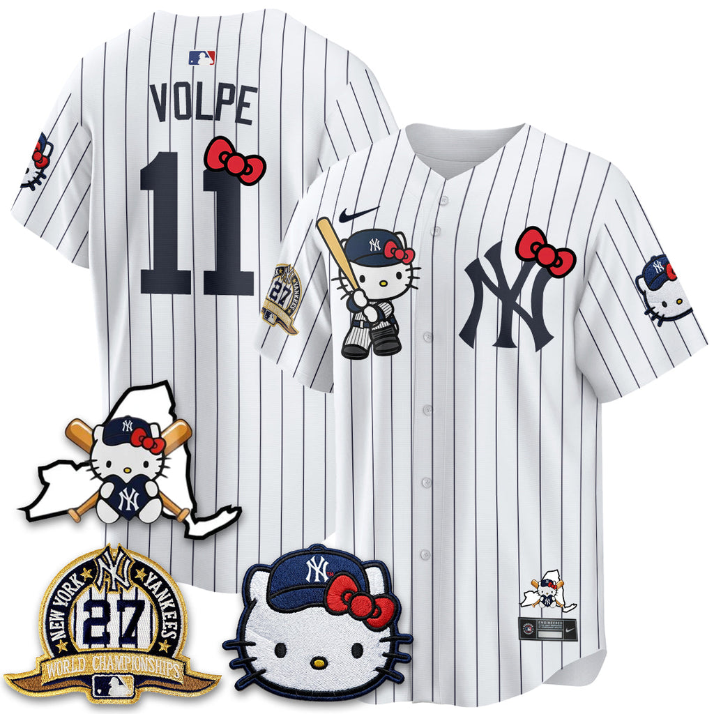 New York Yankees Meow KT 2026 Vapor Limited Jersey - All Stitched