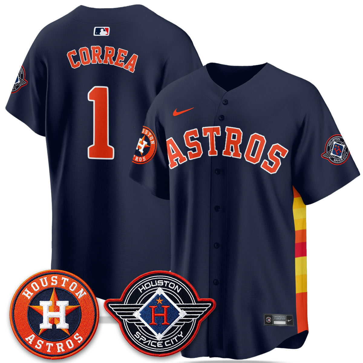 Houston Astros 2026 Space City Vapor Limited Jersey - All Stitched