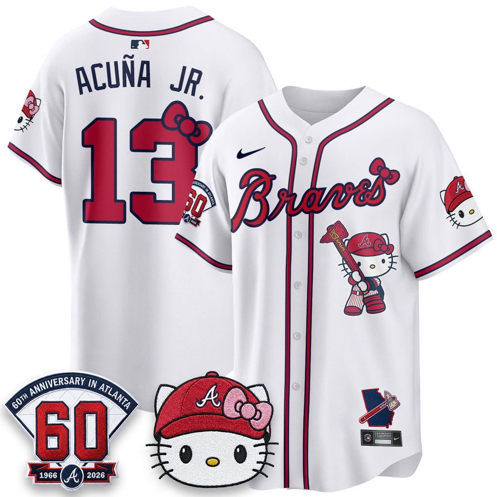 Atlanta Braves x Meow KT 2026 Vapor Limited Jersey - All Stitched