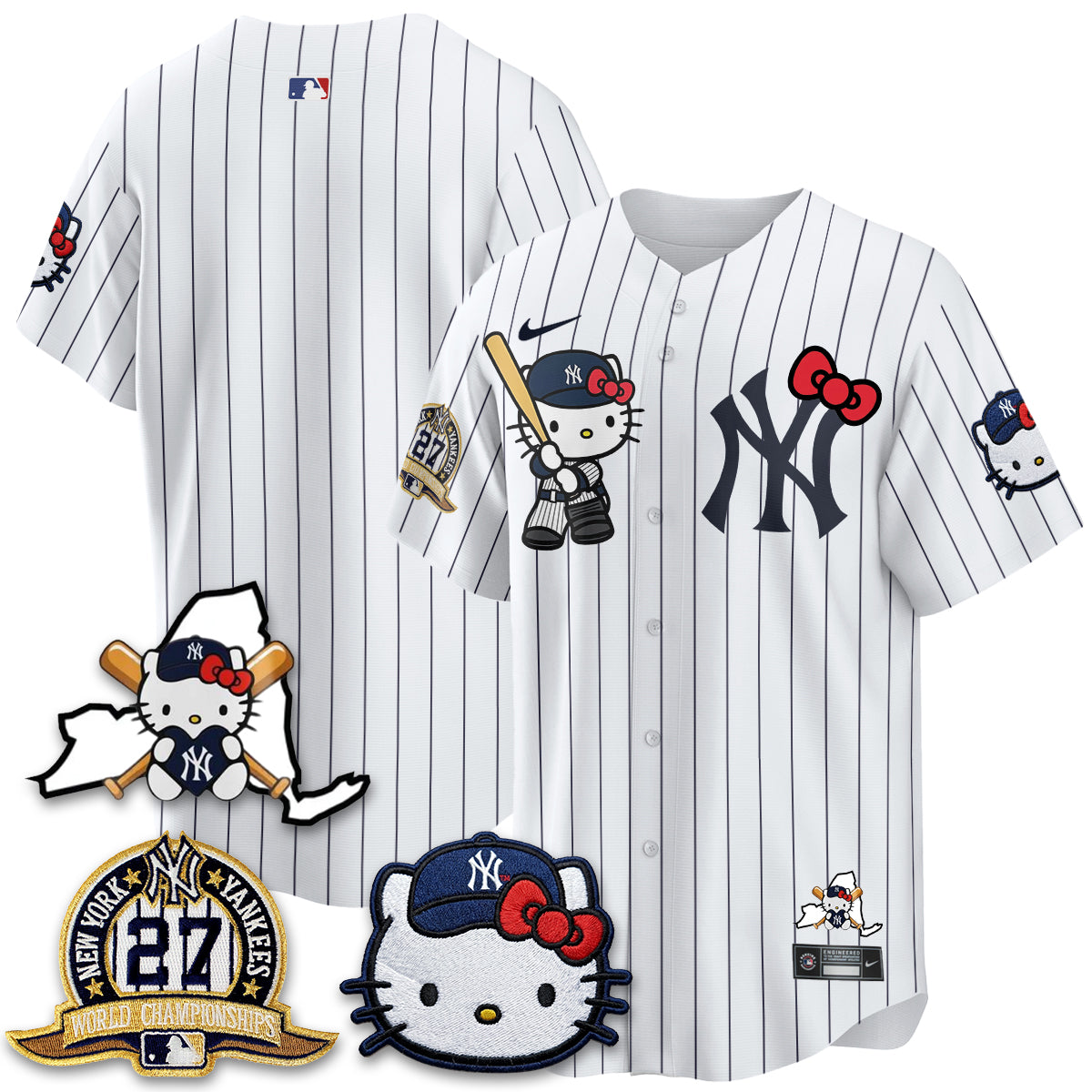 New York Yankees Meow KT 2026 Vapor Limited Jersey - All Stitched