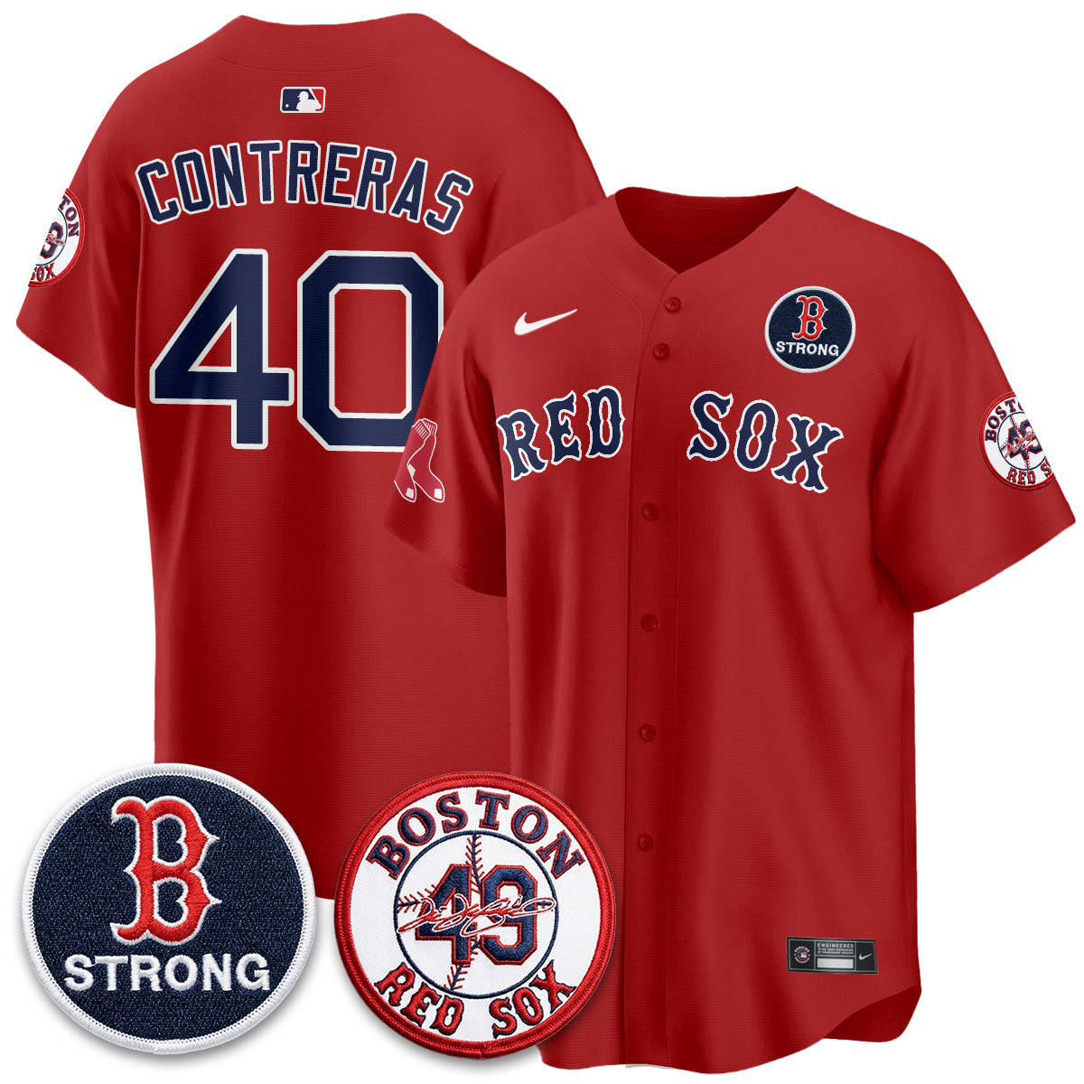Boston Red Sox Tim Wakefield Memorial Patch Vaper Premier Limited Jersey - All Stitched V2