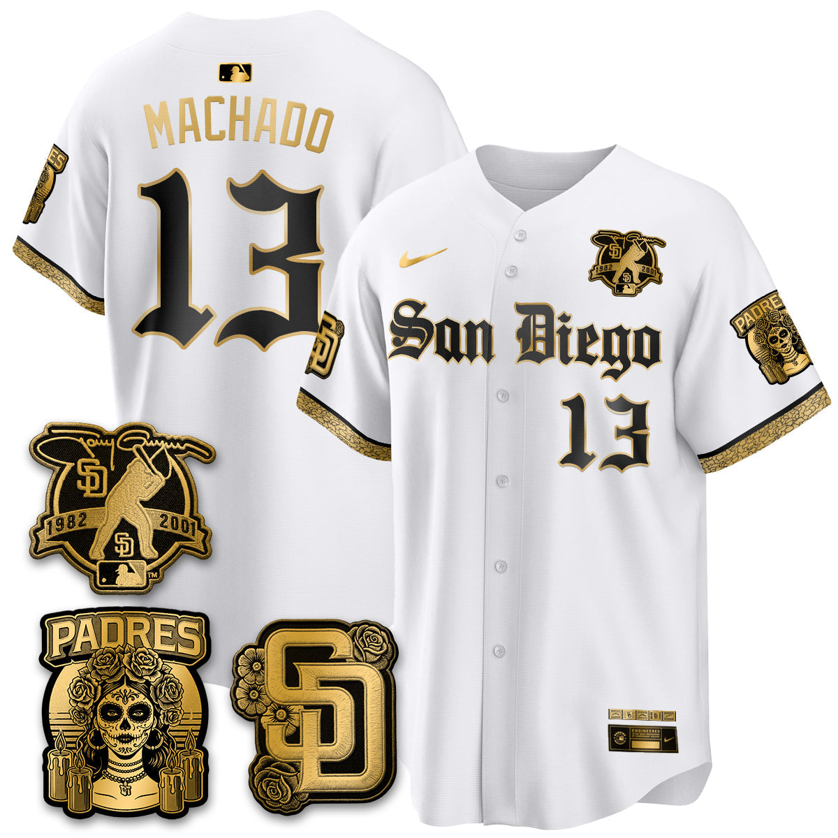 San Diego Padres 2026 City Connect x Tony Gwynn Patch Vapor Premier Limited Jersey - All Stitched - V2