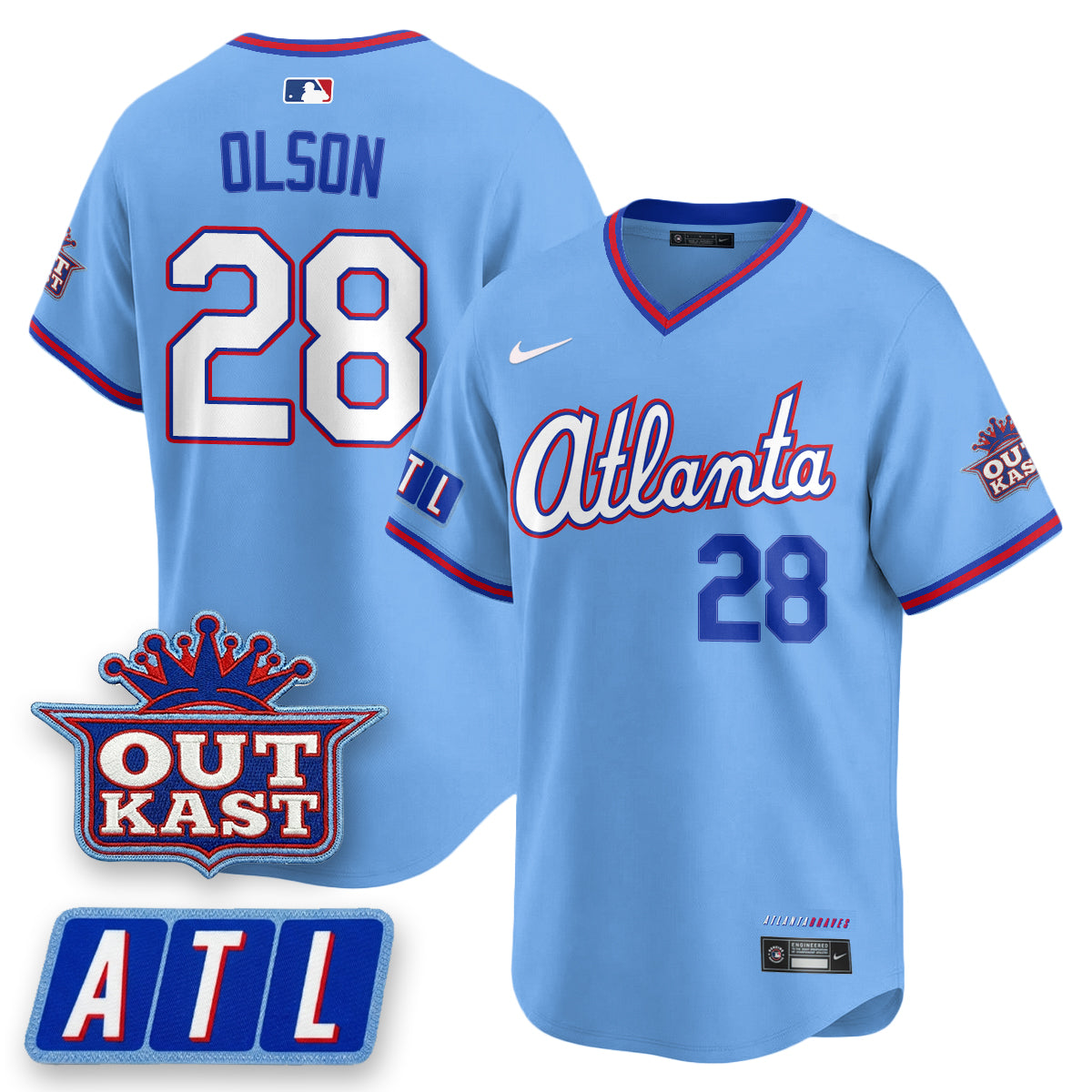 Atlanta Braves 2026 City Connect x Outkast Patch Vapor Limited Men Jersey - All Stitched