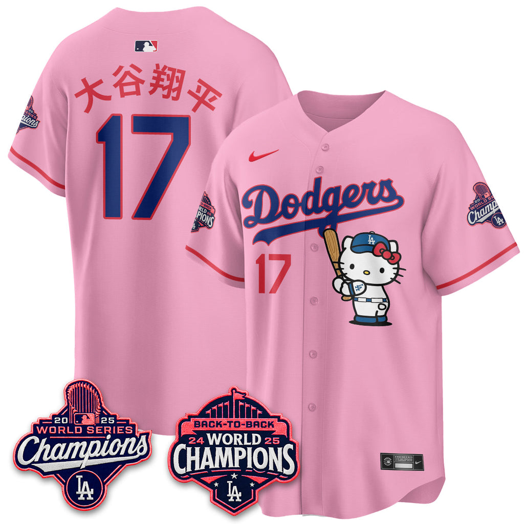 Los Angeles Dodgers x Hello Kitty Night 2026 Vapor Jersey - All Stitched