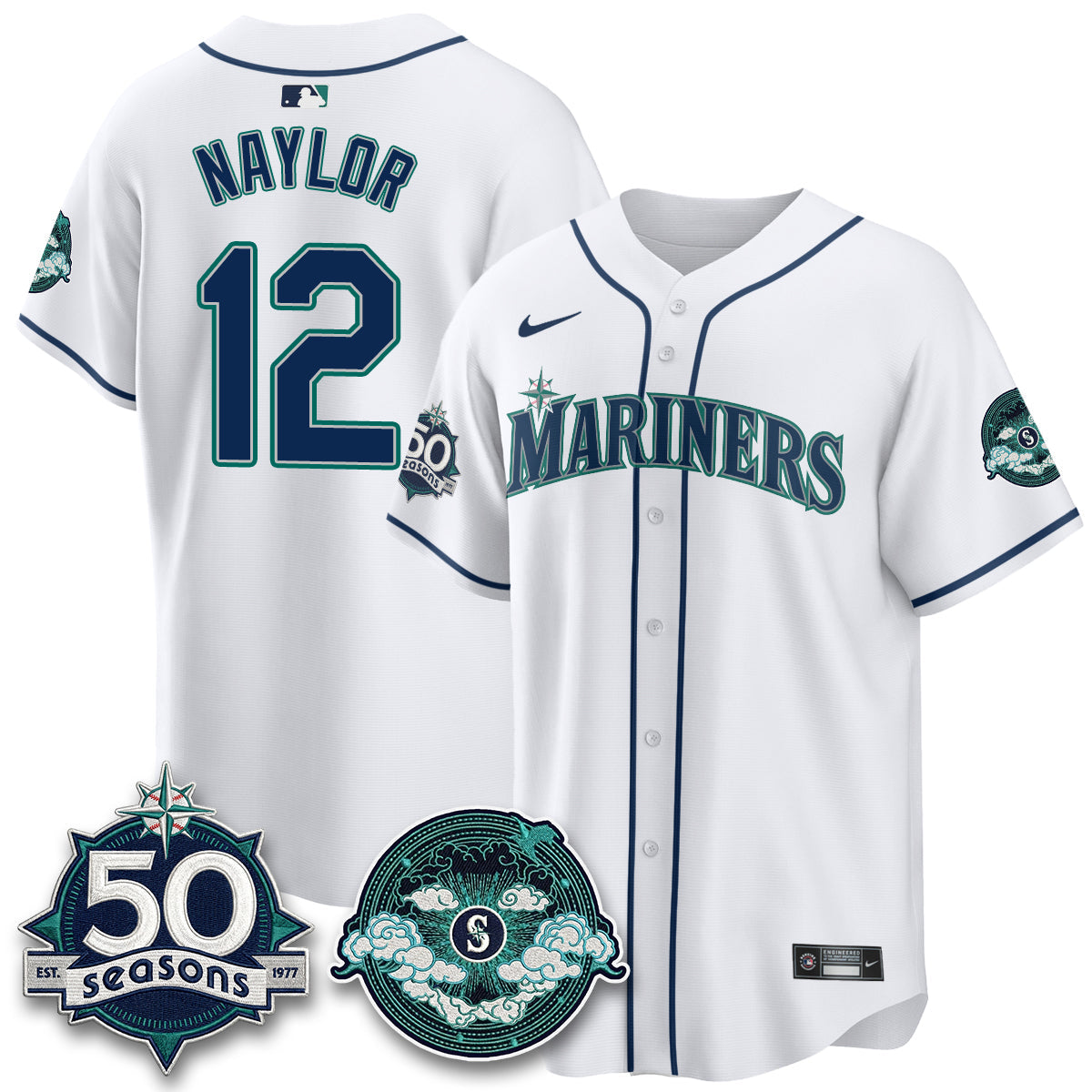 Seattle Mariners x FW Night Limited Jersey - All Stitched