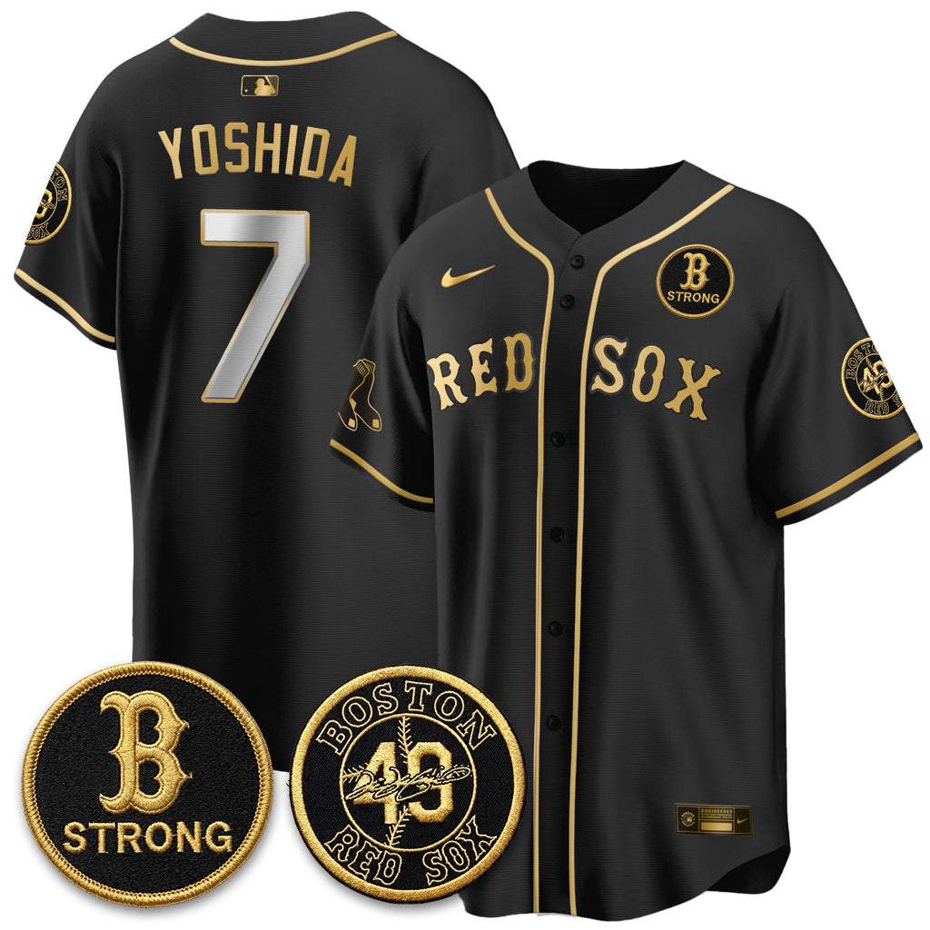 Boston Red Sox Tim Wakefield Memorial Patch Vaper Premier Limited Jersey - All Stitched V2