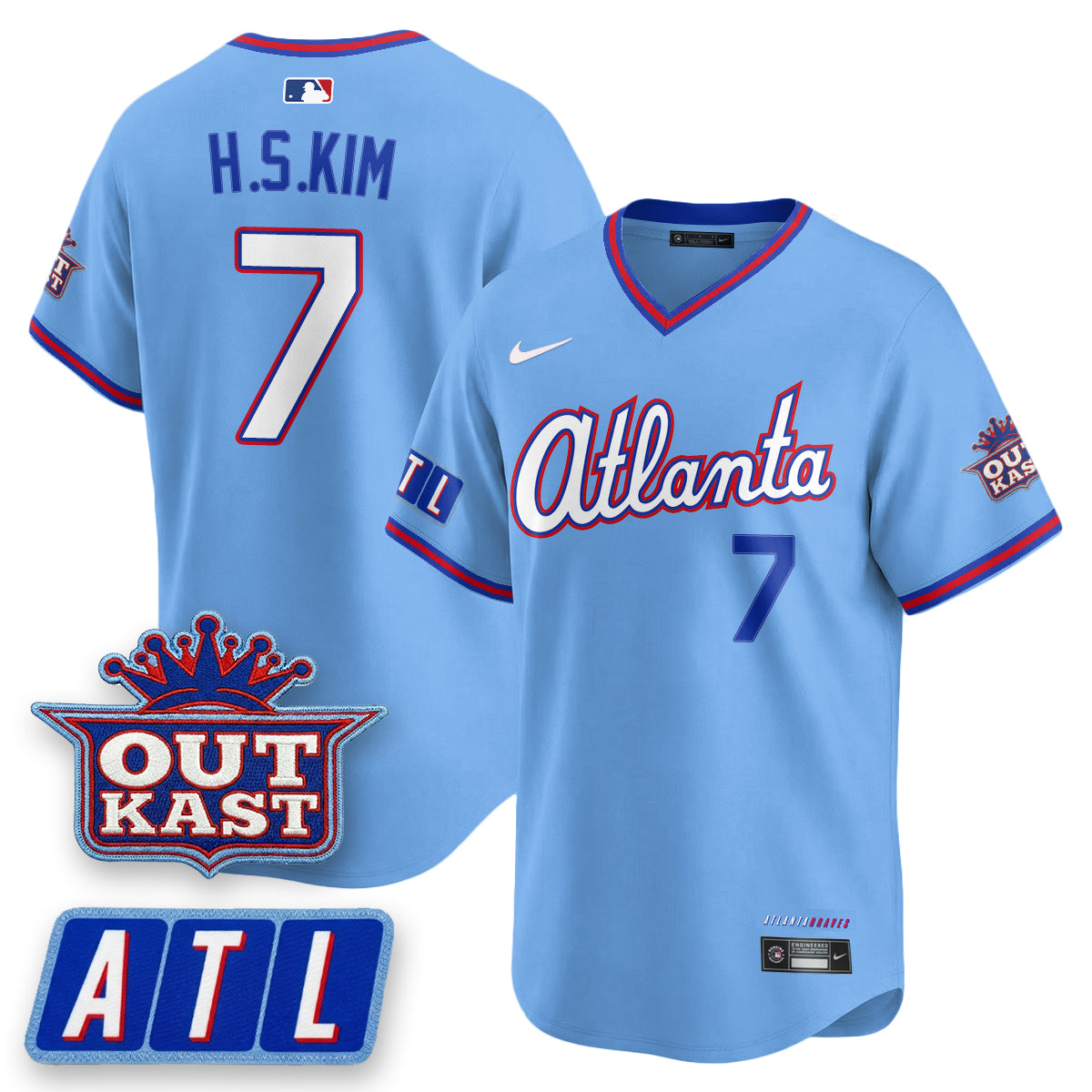 Atlanta Braves 2026 City Connect x Outkast Patch Vapor Limited Men Jersey - All Stitched