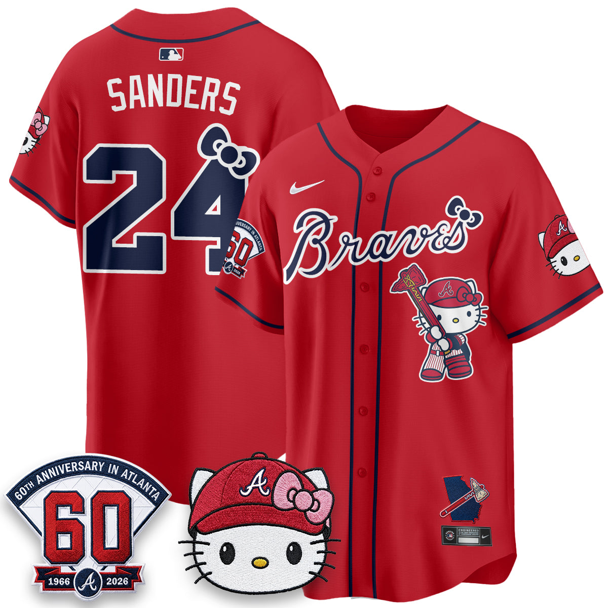 Atlanta Braves x Meow KT 2026 Vapor Limited Jersey - All Stitched