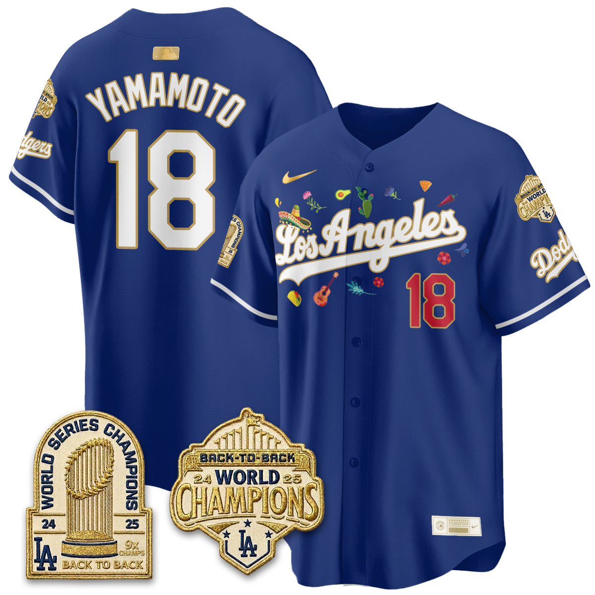 Los Angeles Dodgers Mexican Heritage 2026 Premier Limited Vapor Jersey - All Stitched