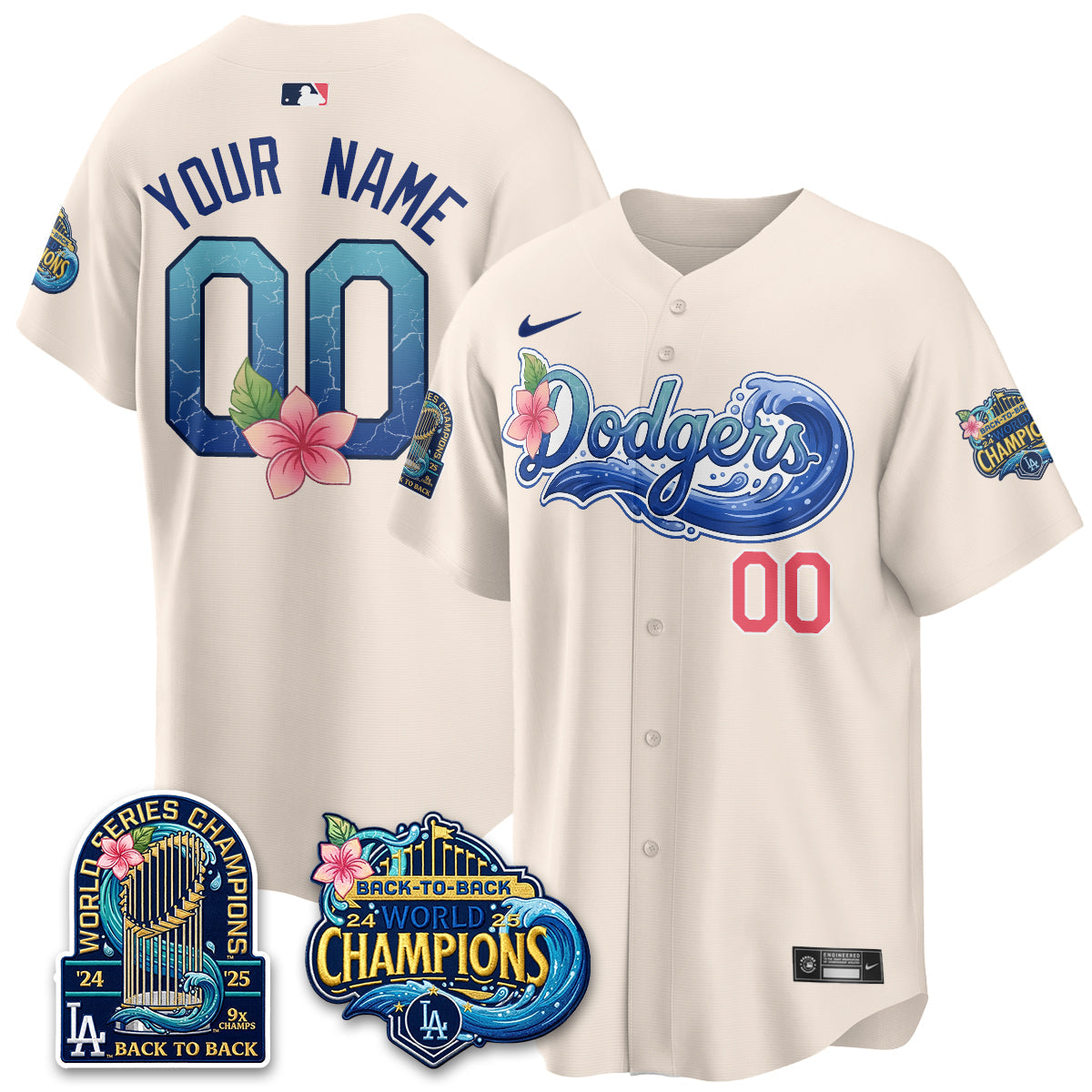 LAD Aloha Spirit Vapor Limited Custom Jersey - All Stitched