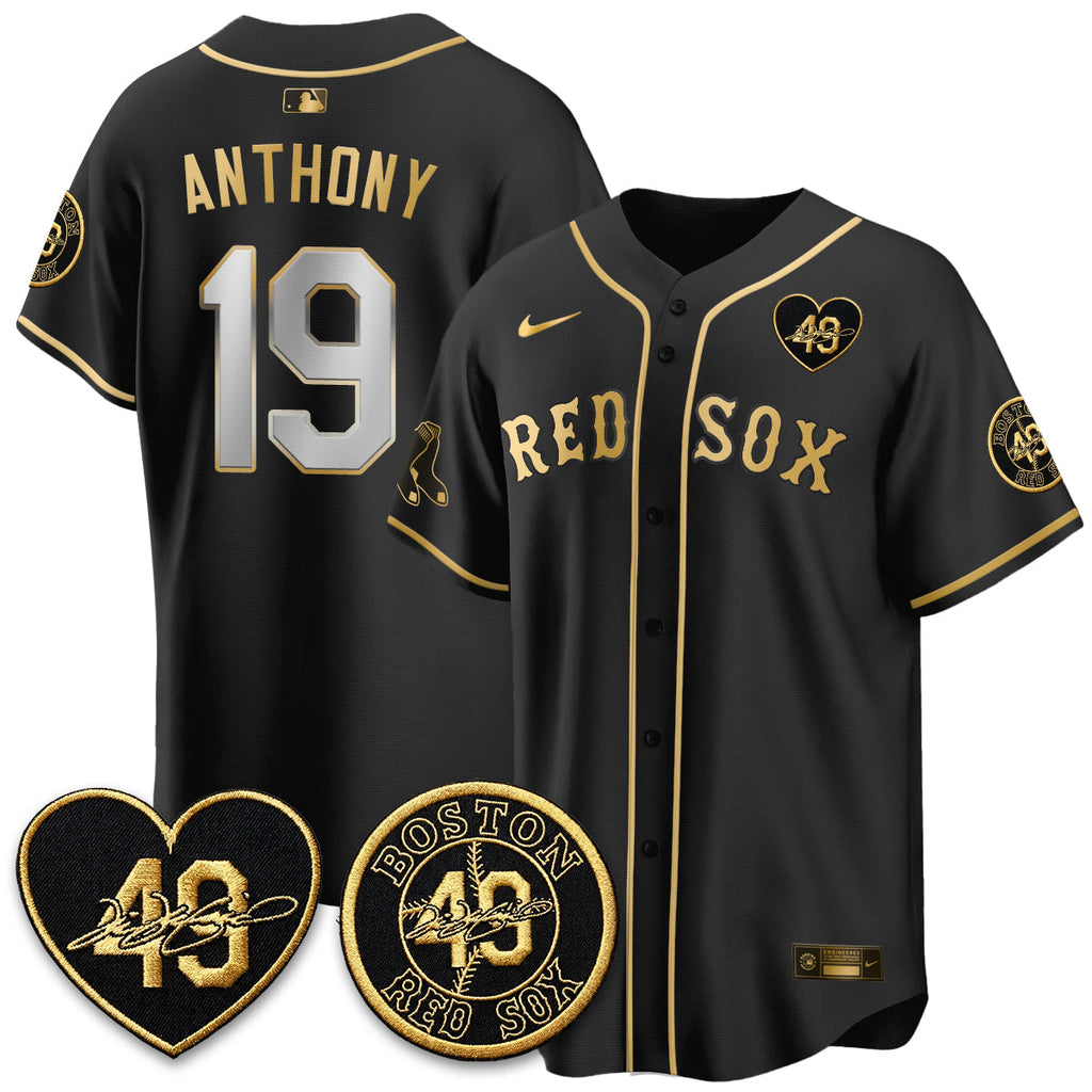 Boston Red Sox Tim Wakefield Memorial Patch Vaper Premier Limited Jersey - All Stitched