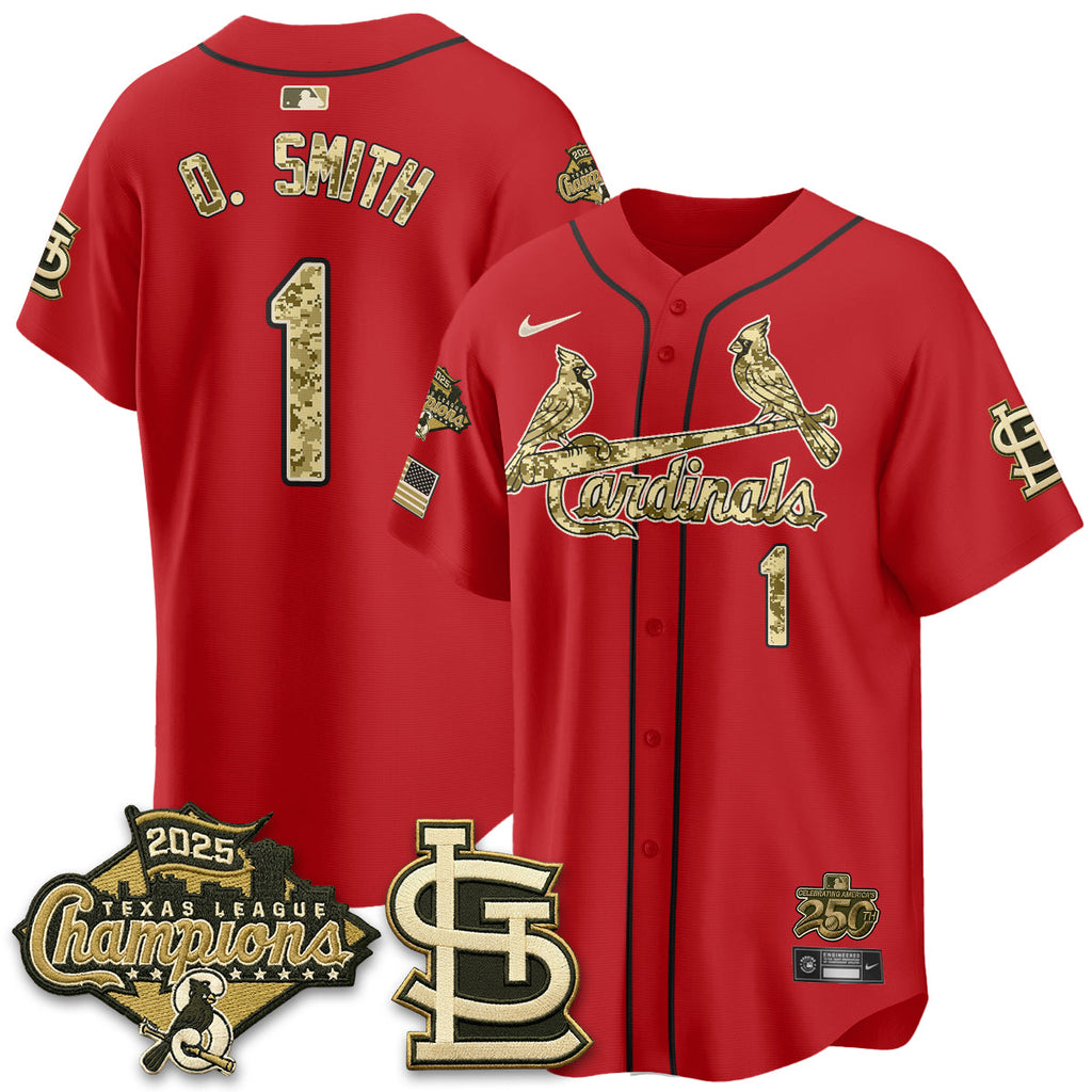 St. Louis Cardinals 2026 Armed Forces Day Jersey - All Stitched