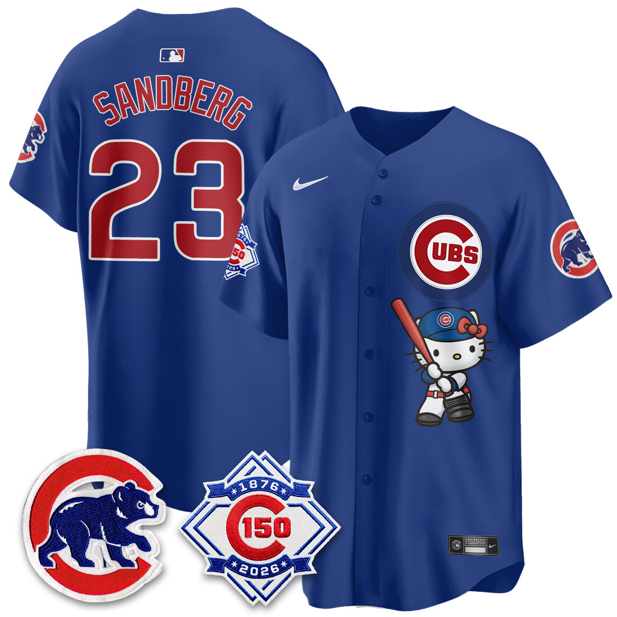 Chicago Cubs x Meow KT Vapor Premier Limited Jersey - All Stitched