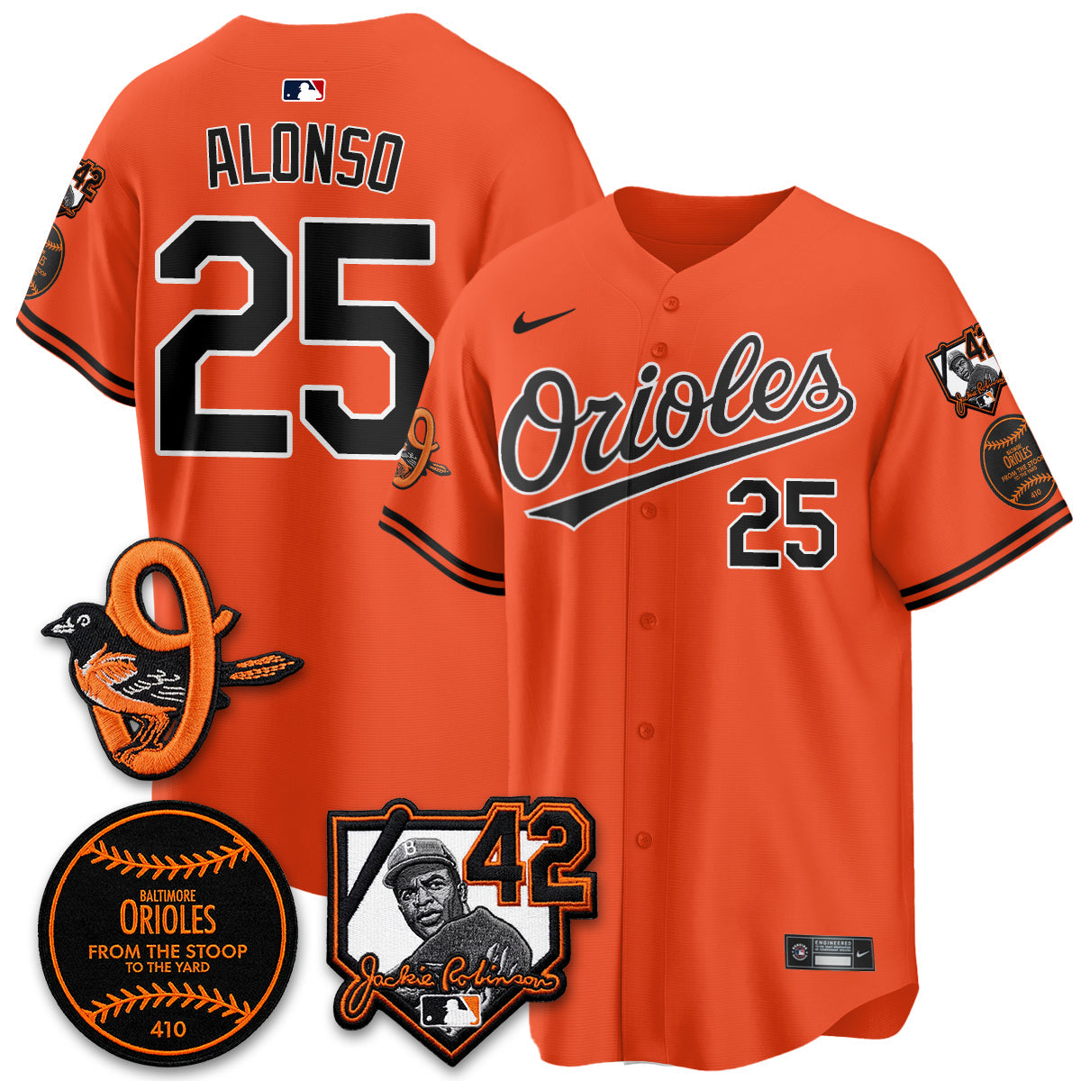 Baltimore Orioles 2026 Jackie Robinson Day Vapor Limited Jersey - All Stitched