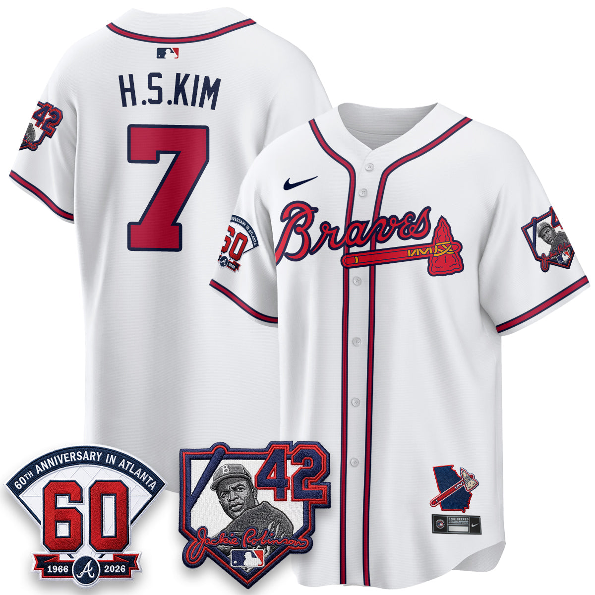 Atlanta Braves 2026 Jackie Robinson Day Vapor Limited Jersey - All Stitched