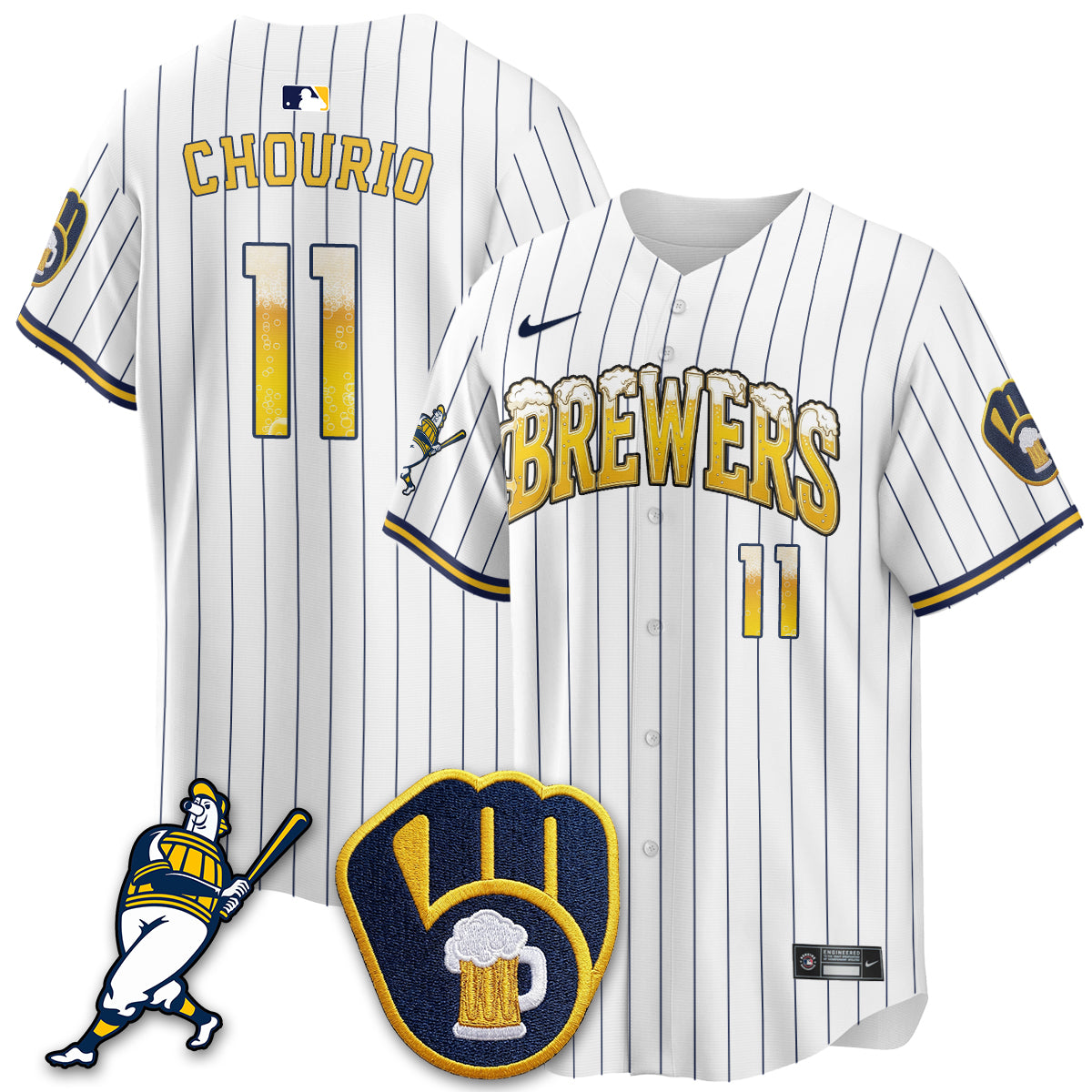 MIL "Pitcher & Pint" Navy Edition Vapor Limited Jersey - Stitched