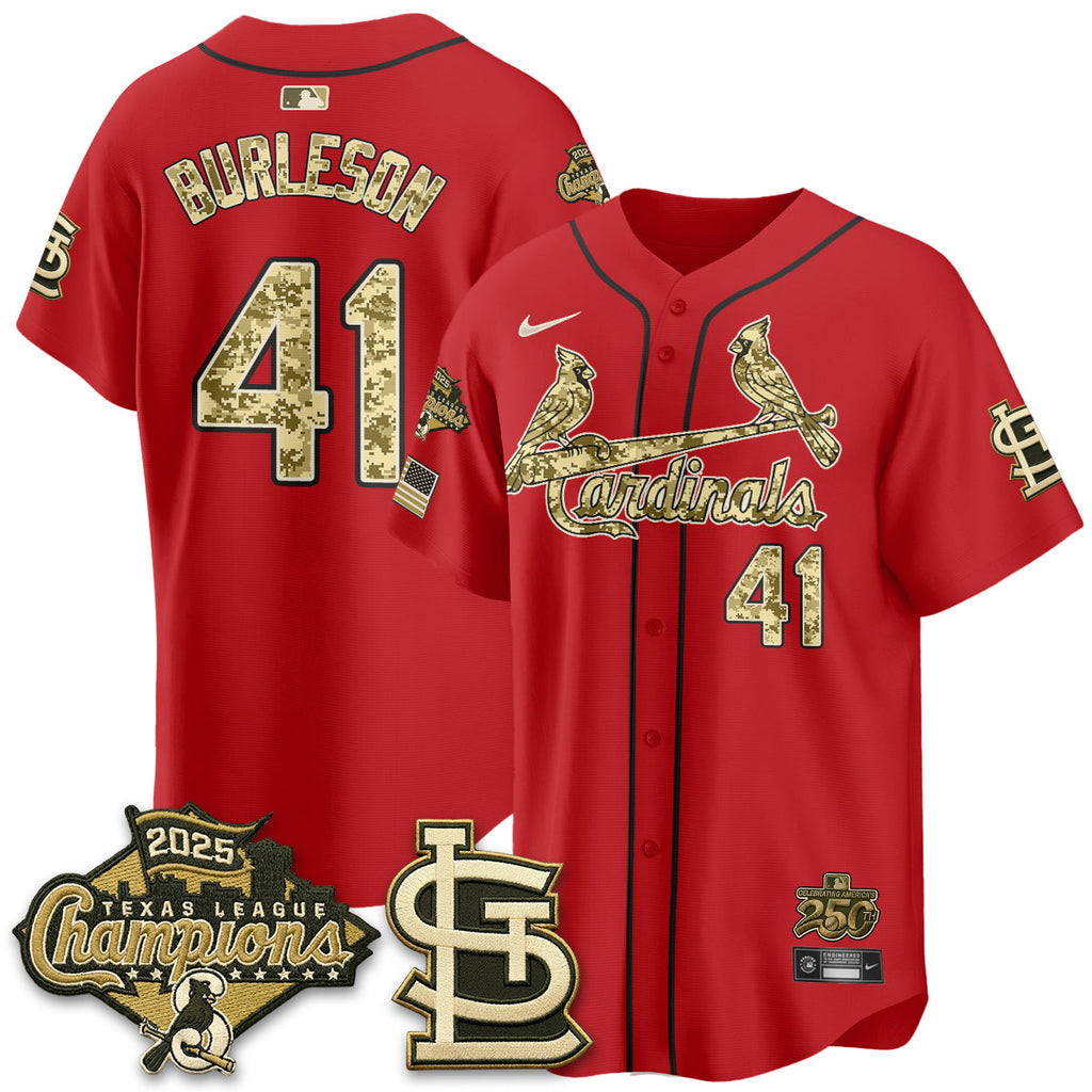 St. Louis Cardinals 2026 Armed Forces Day Jersey - All Stitched