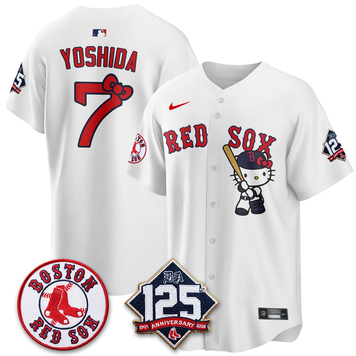 BOS x Meow KT Vapor Limited City Connect Jersey - Stitched