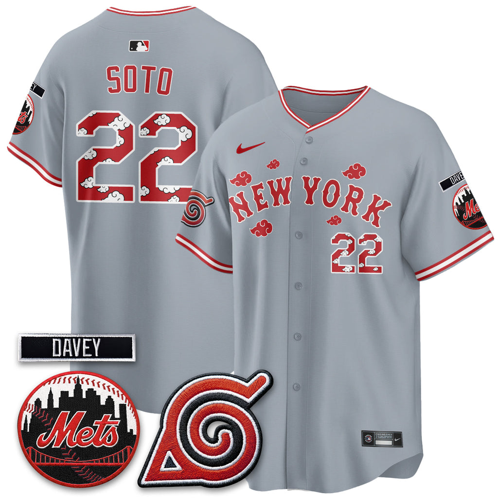 New York Mets x Naruto Nights 2026 Vapor Limited Jersey - All Stitched