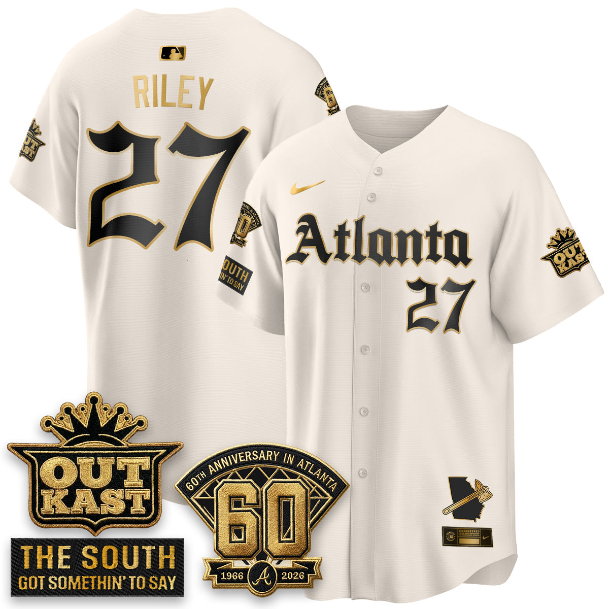 Atlanta Braves 2026 Gothic Edition Vapor Limited Jersey - All Stitched
