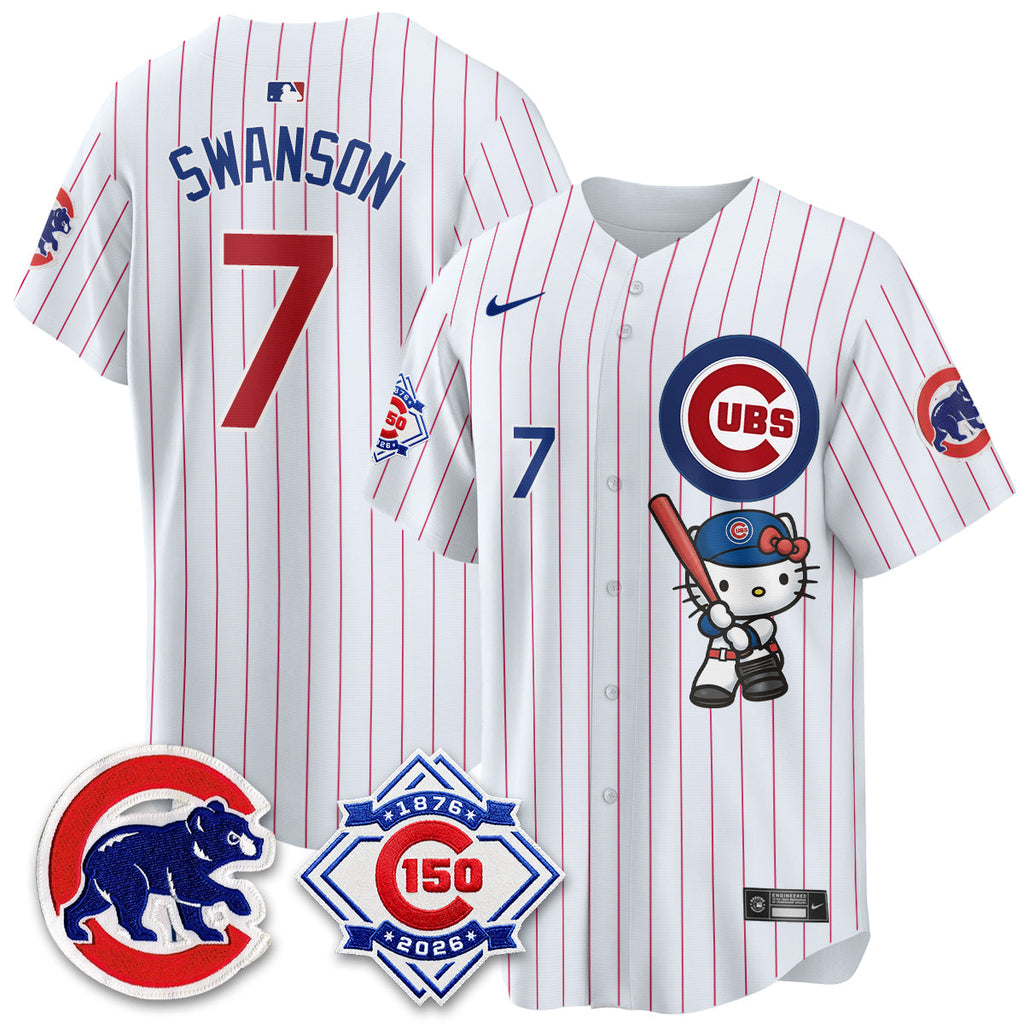 Chicago Cubs x Meow KT Vapor Premier Limited Jersey - All Stitched
