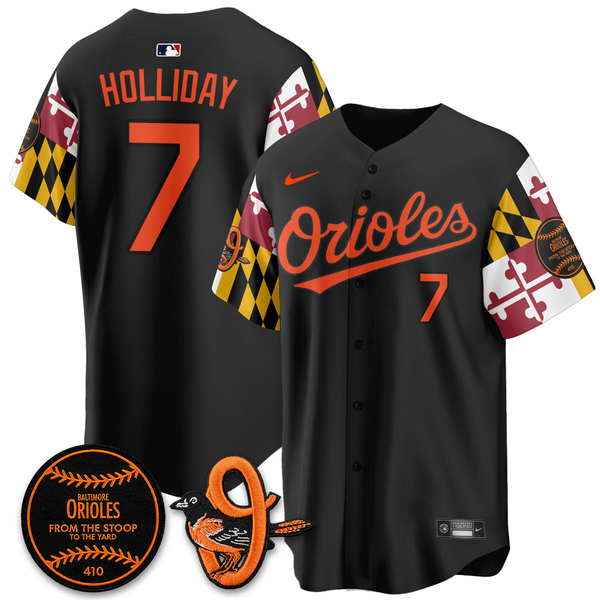 BAL 2026 x Maryland State Flag Vapor Jersey - Stitched V2