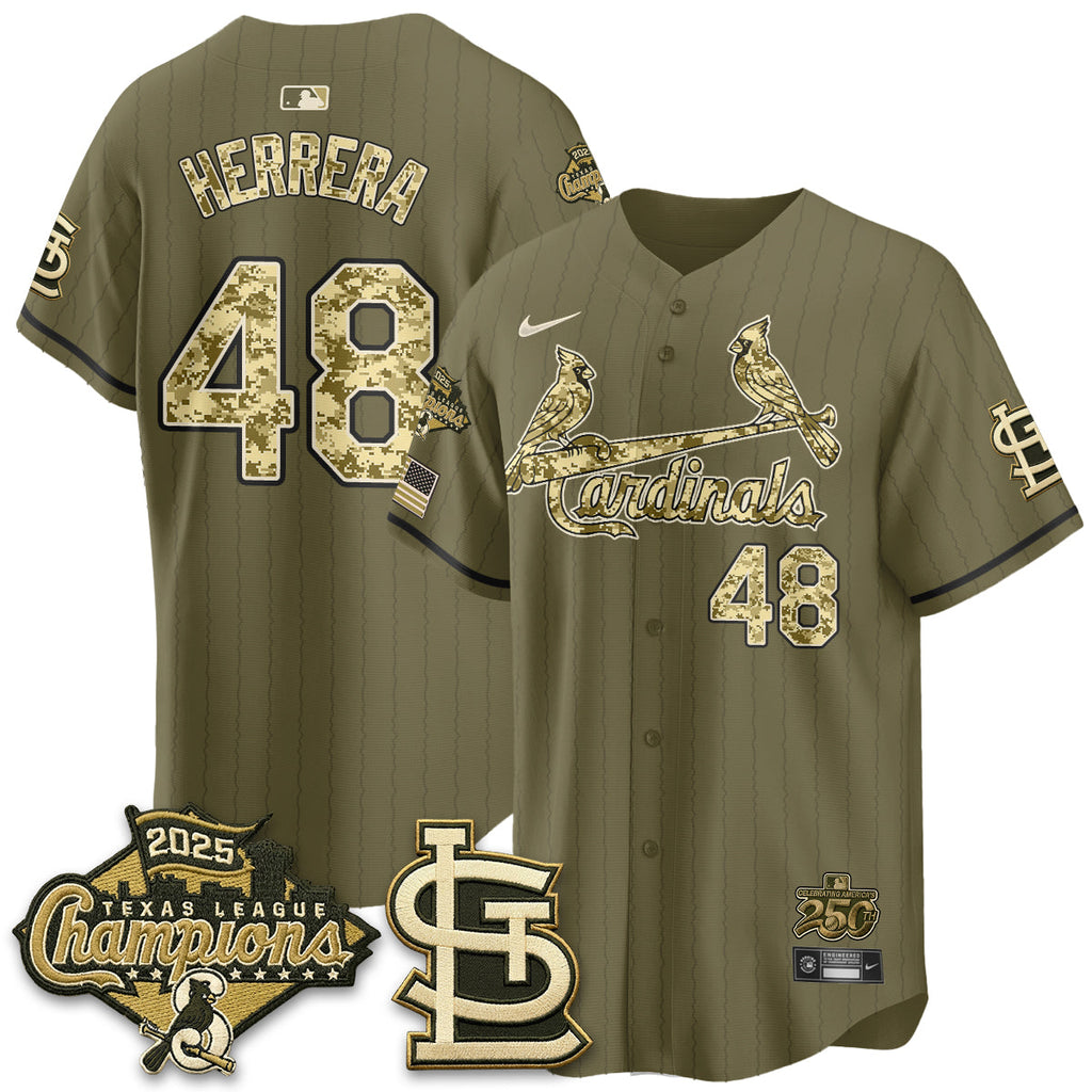 St. Louis Cardinals 2026 Armed Forces Day Jersey - All Stitched