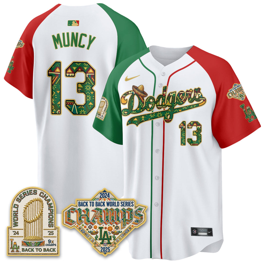 Los Angeles Dodgers x Mexican Heritage 2026 Limited Vapor Jersey - All Stitched
