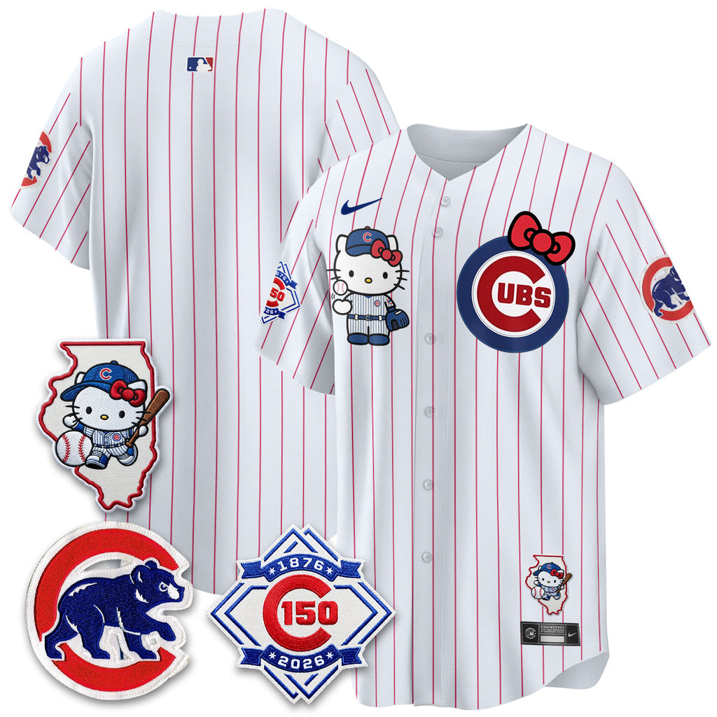 Chicago Cubs x Meow KT Vapor Premier Limited Jersey - All Stitched V2