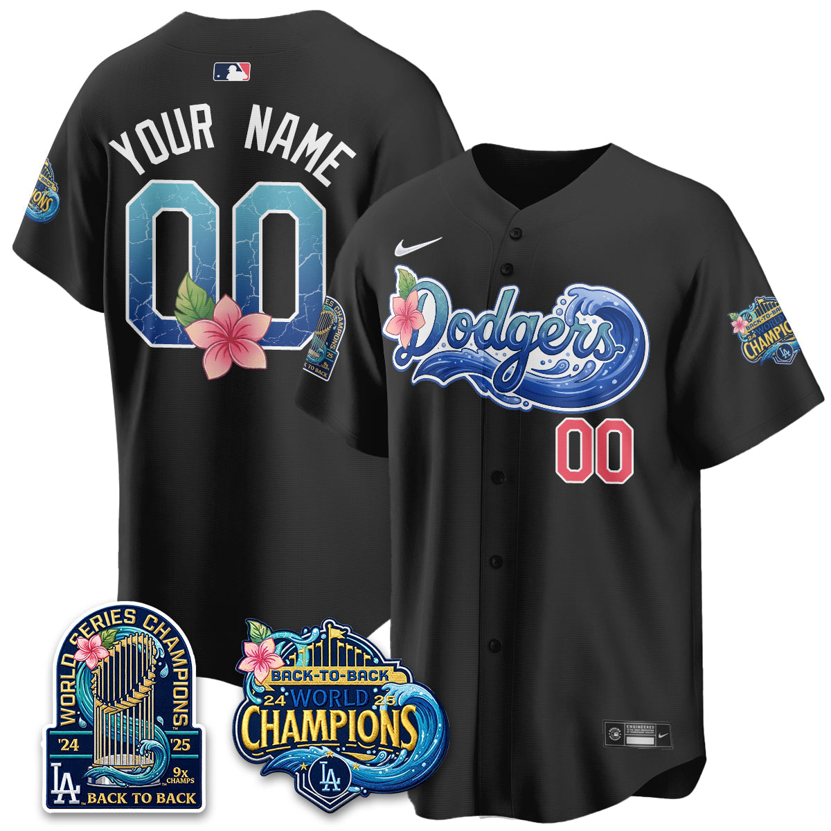 LAD Aloha Spirit Vapor Limited Custom Jersey - All Stitched