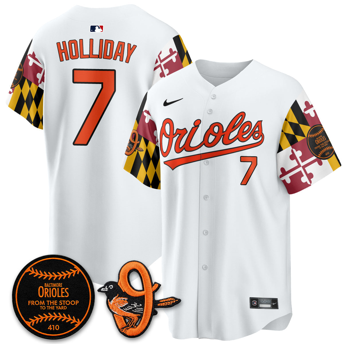 BAL 2026 x Maryland State Flag Vapor Jersey - Stitched V2