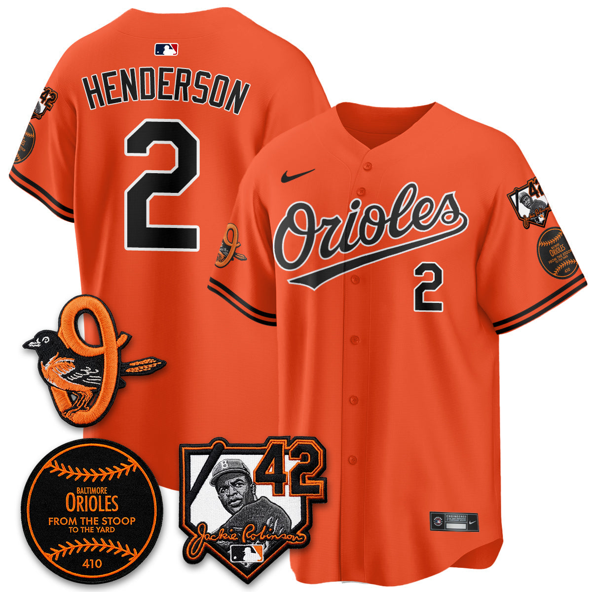 Baltimore Orioles 2026 Jackie Robinson Day Vapor Limited Jersey - All Stitched