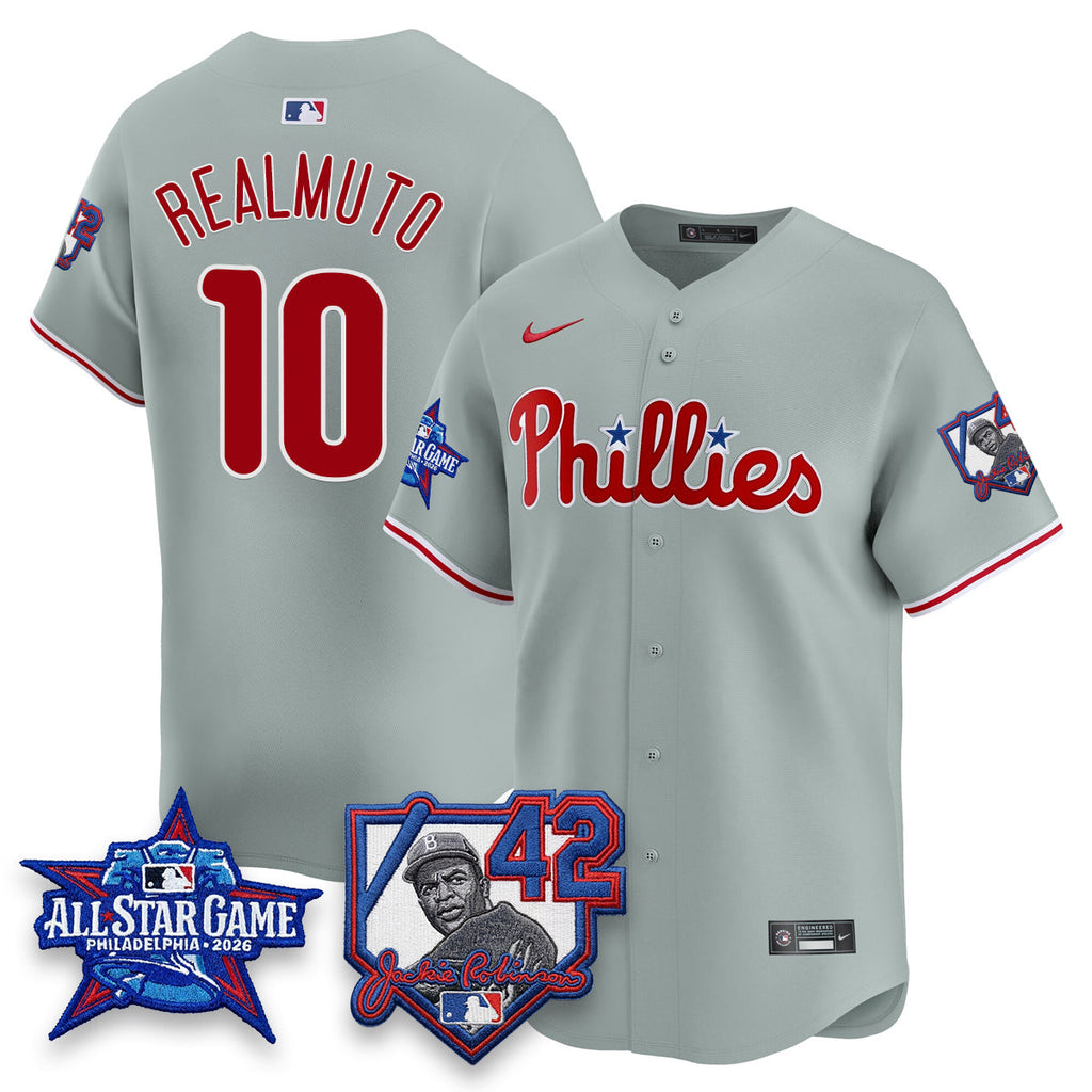 Philadelphia Phillies 2026 Jackie Robinson New Era - All Star Game Vapor Limited Jersey - All Stitched