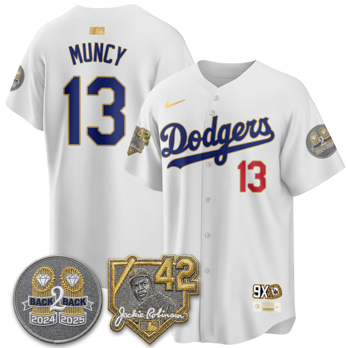 LAD -  2026 Jackie Robinson Day Vapor Limited Jersey - Stitched