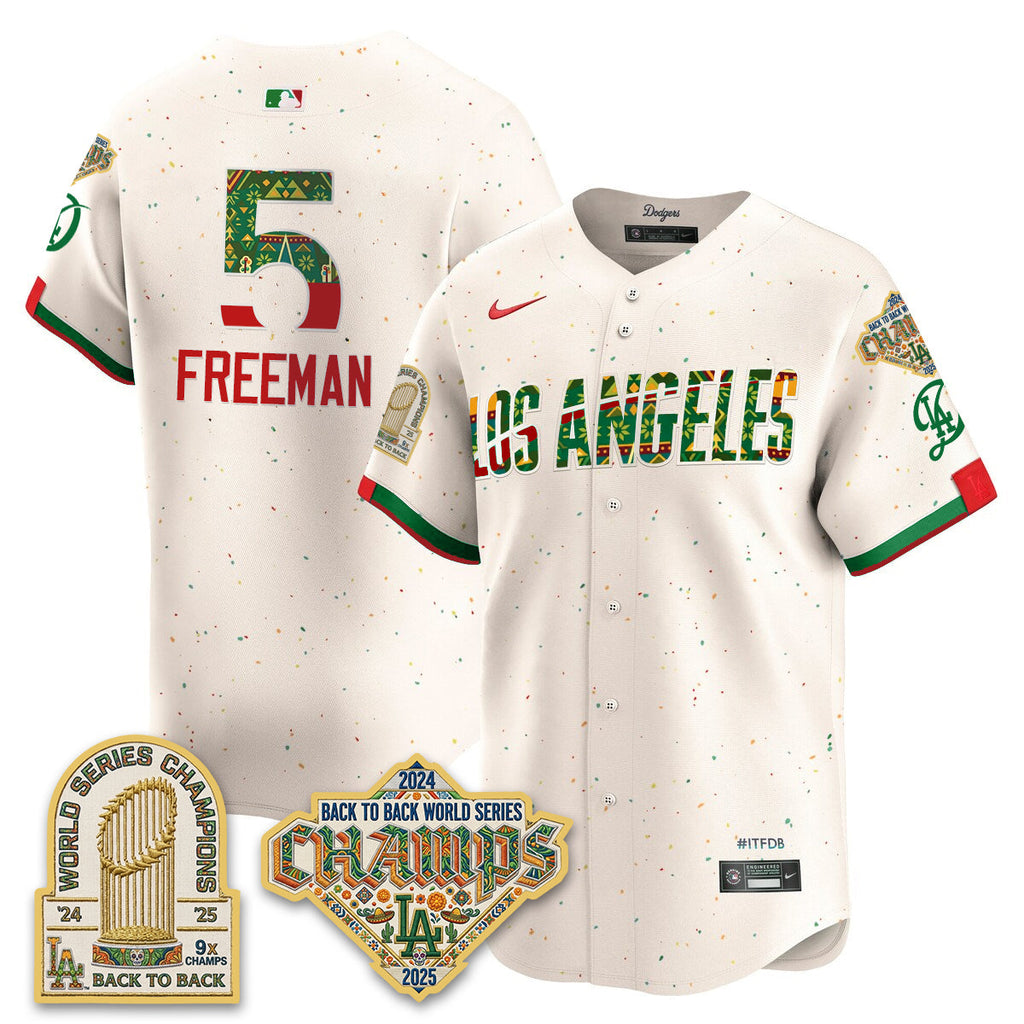 Los Angeles Dodgers x Mexican Heritage 2026 Limited Vapor Jersey - All Stitched